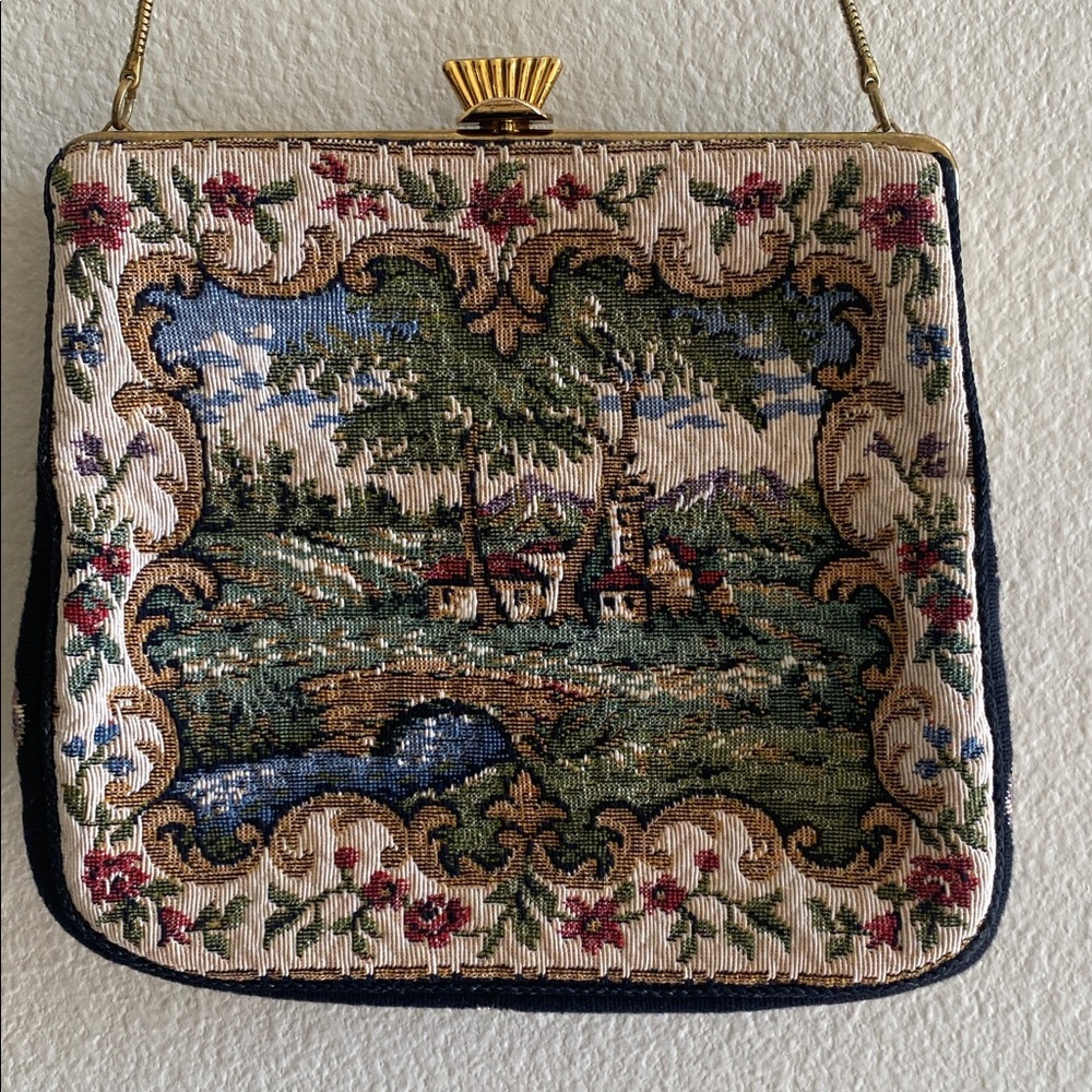 Vintage Tapestry Handbag